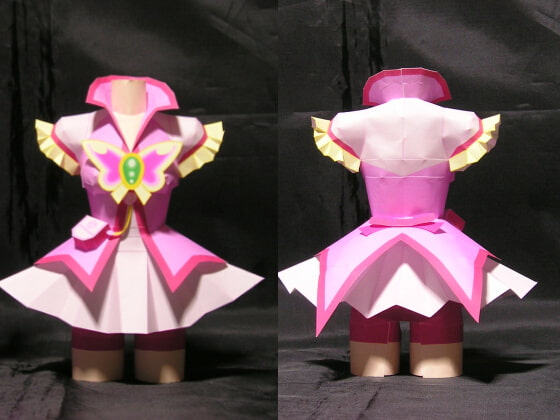 ペーパークラフト「プリティファイター“夢”」