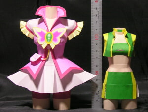 ペーパークラフト「プリティファイター“夢”」