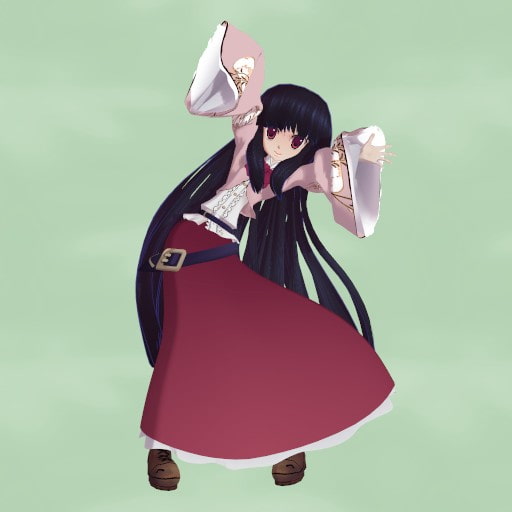 3Dデスクトップフィギュア[蓬莱山輝夜]