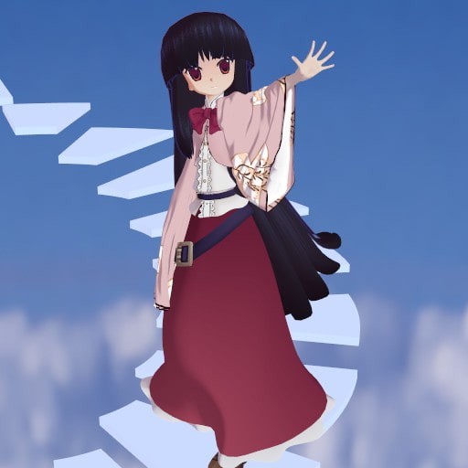 3Dデスクトップフィギュア[蓬莱山輝夜]