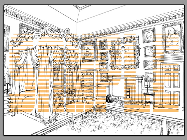 マンガ背景素材集「You楽Luck」Vol.5「邸内+α」