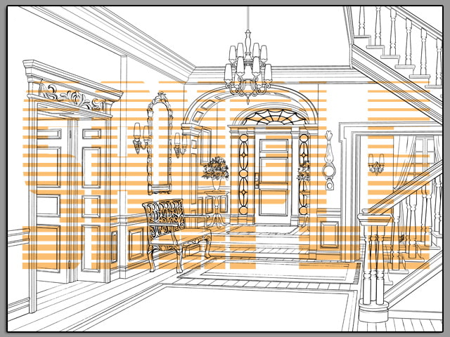 マンガ背景素材集「You楽Luck」Vol.5「邸内+α」