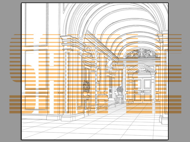 マンガ背景素材集「You楽Luck」Vol.5「邸内+α」