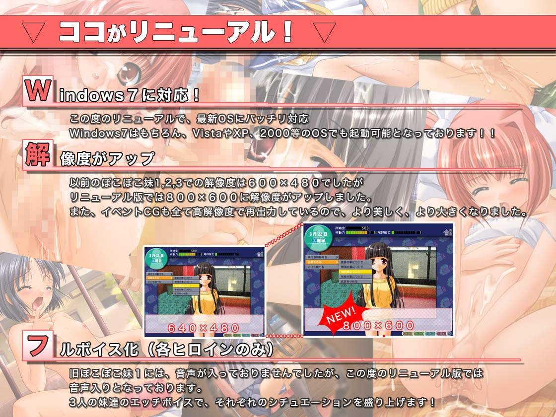 ぽこぽこ妹1と2と3