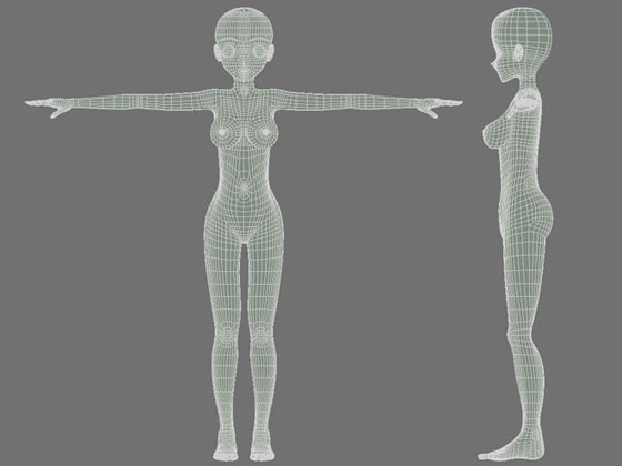 アニメ調女の子LWOデータ