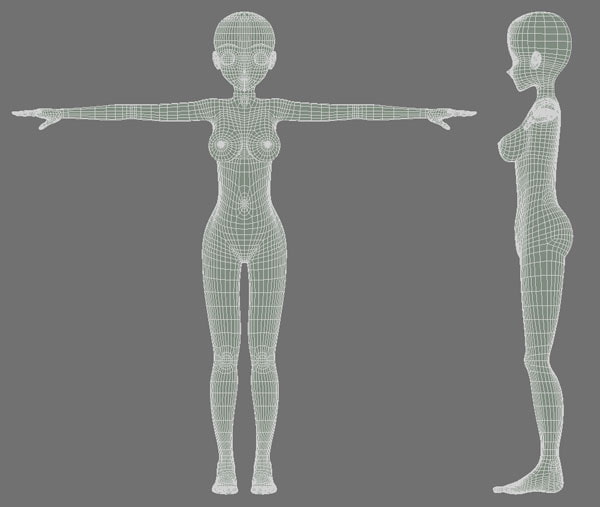 アニメ調女の子LWOデータ