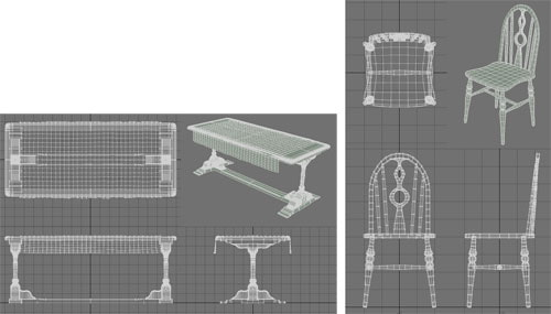 ダイニングセット LWモデルデータ
