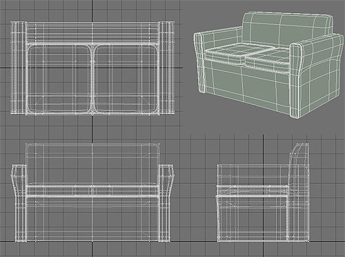 ソファ LWモデルデータ
