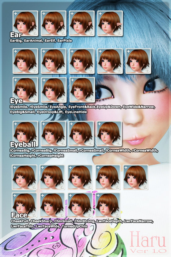 Haru Ver 1.0 SET -Expansion Morph Bundle-