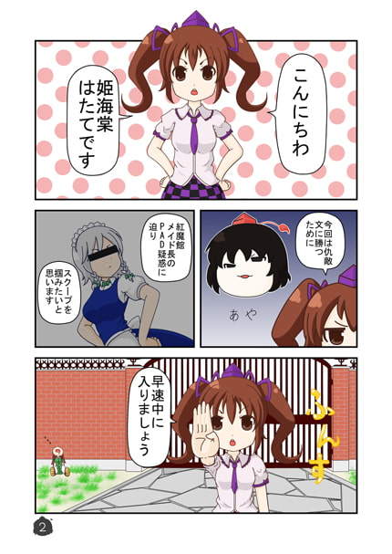 はたての突撃紅魔館～メイド長の秘密を暴け～
