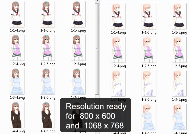 Female Pose Materials For All Uses