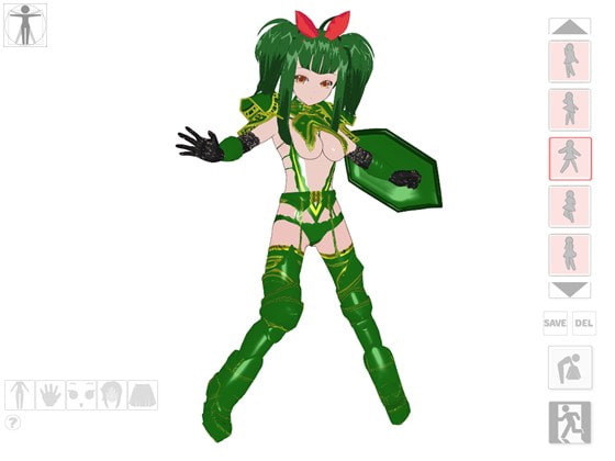 立ちポーズのデータ集05