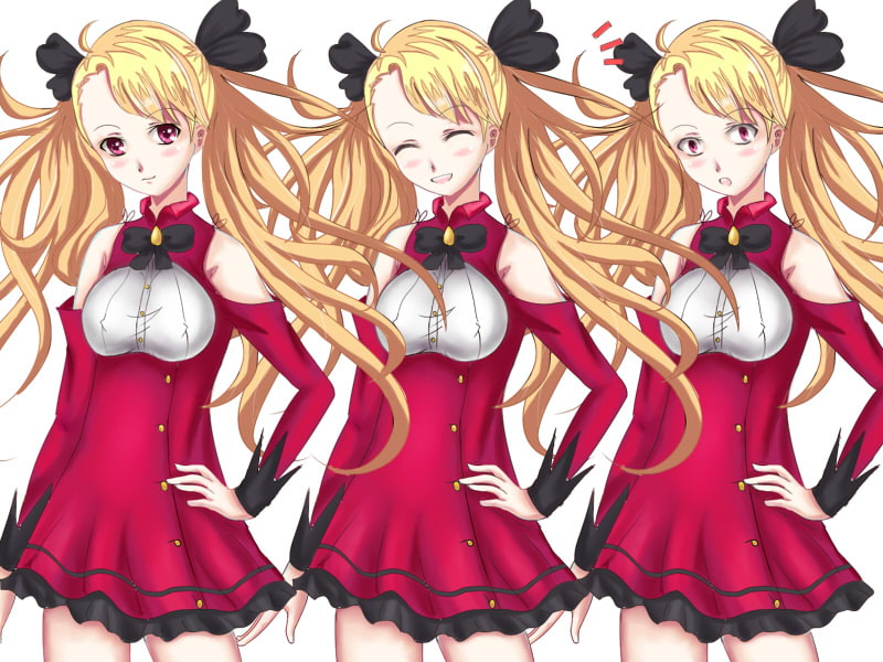 女子高校生 立ち絵素材