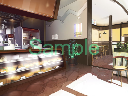 むらくも著作権フリー背景CG素材集 01『街』