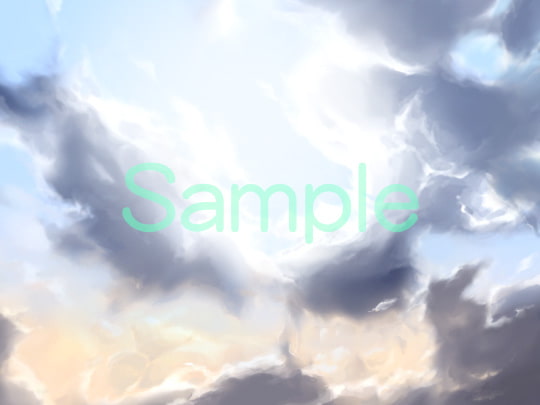 むらくも著作権フリー背景CG素材集 05『空』