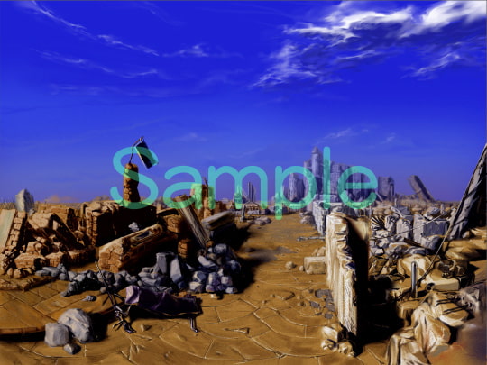 むらくも著作権フリー背景CG素材集 06『異国と未来』