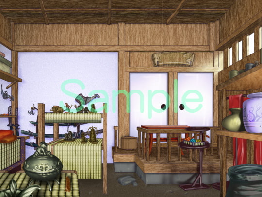 むらくも著作権フリー背景CG素材集 10『江戸』