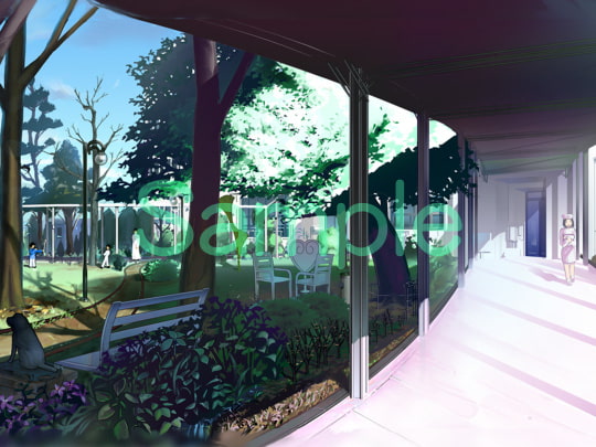 むらくも著作権フリー背景CG素材集 12『病院1』