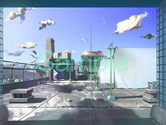 むらくも著作権フリー背景CG素材集 13『病院2』