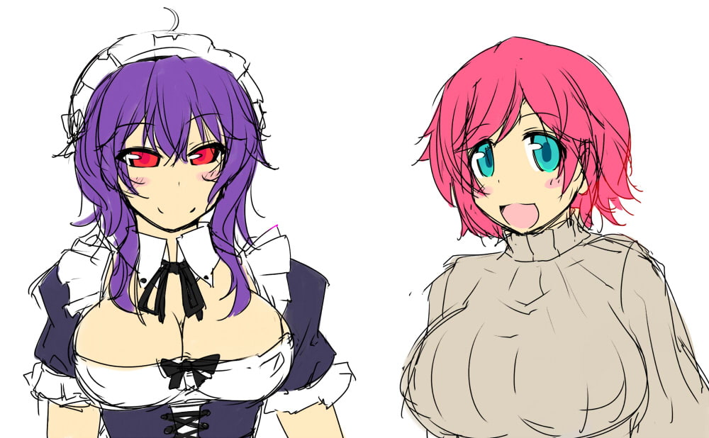 即尺!甘々淫ら痴女 出会って○秒で口淫!? Vol.2 妖艶メイド・天然娘編