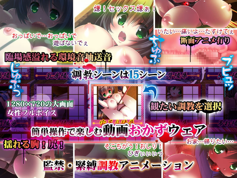 女子高生と和室 善明すみれ 巨乳少女悦虐の緊縛飼育