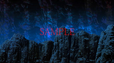 著作権フリー背景CG素材「岩壁」