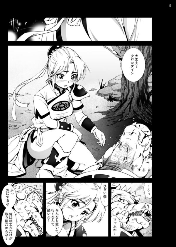 クロコダインとマァムのエロ本