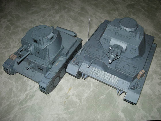 IV号&38(t)戦車セット(デフォルメVer.)