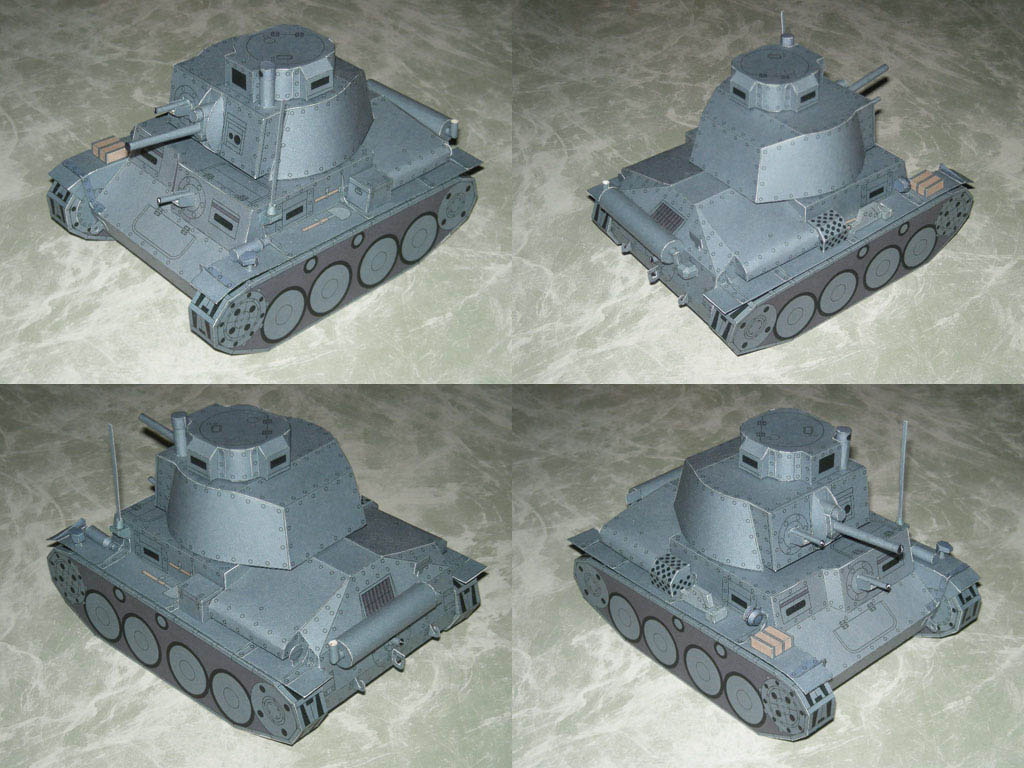 IV号&38(t)戦車セット(デフォルメVer.)