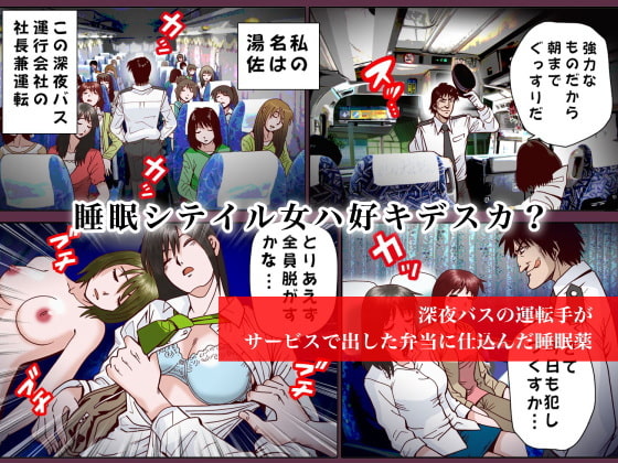 睡眠姦～深夜バス編