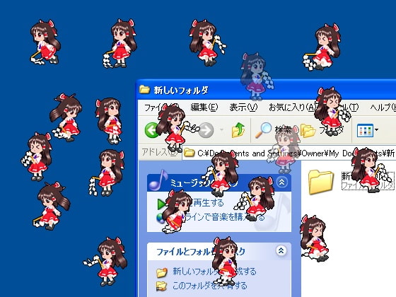 デスクトップアクセサリー「博麗 霊夢」心綺楼衣装バージョン