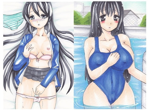 オリジナル女の子手描きイラスト集