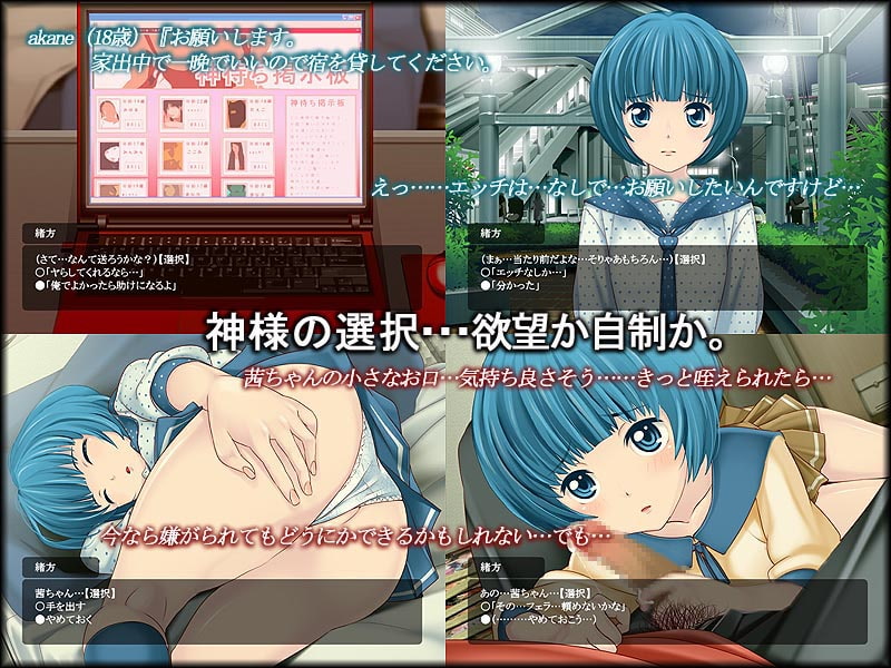 神様ノ悪戯 欲求渦巻く神様と家出少女との同居生活。