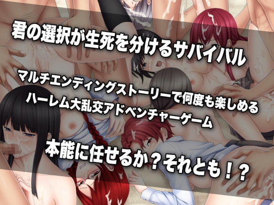 漂流ハーレム～ADVゲーム無人島に流れた女子達をレイプ!レイプ!レイプ!