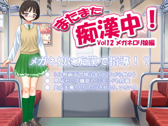 またまた痴漢中!Vol12めがねロリ娘編