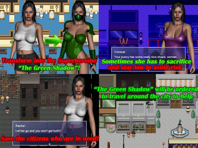 覆面スーパーヒロイン:緑影レイチェル