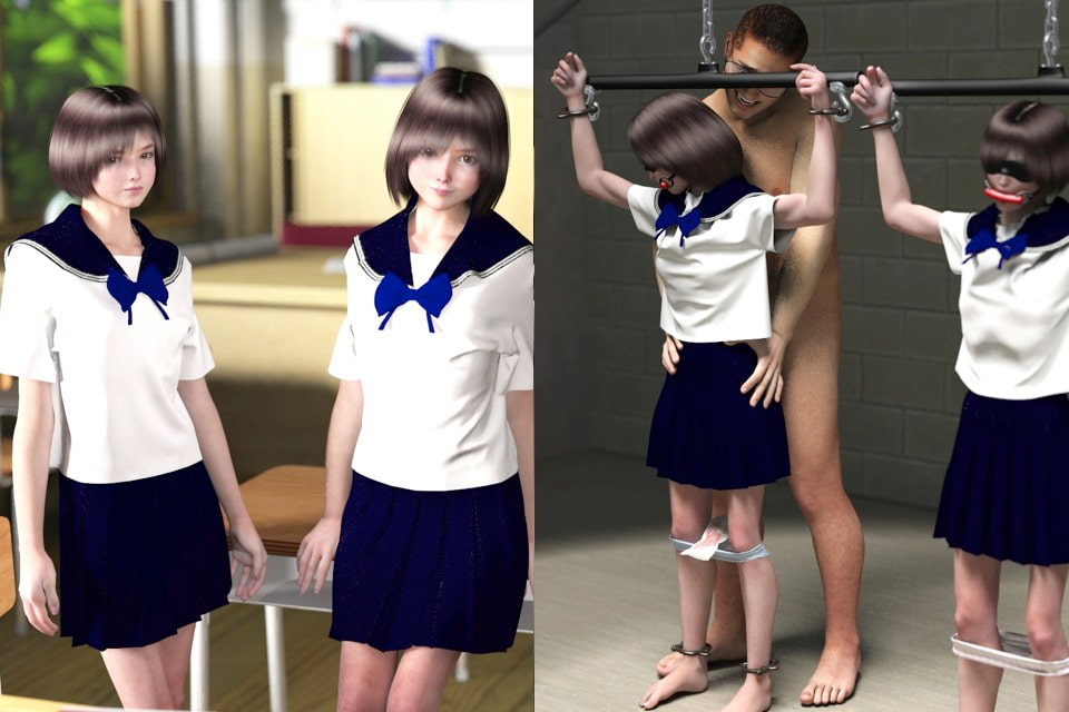 制服女子拉致監禁奴隷化ナマ中出しハメ比べヤリたい放題全員孕ませ