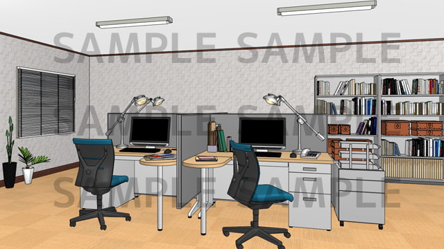 サニーレイン背景素材集vol.01【オフィス】