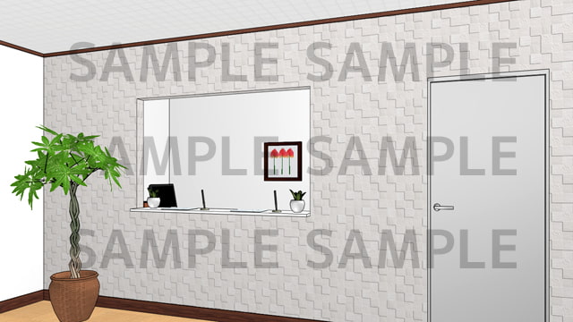 サニーレイン背景素材集vol.04【オフィス(受付)】