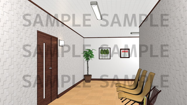 サニーレイン背景素材集vol.04【オフィス(受付)】