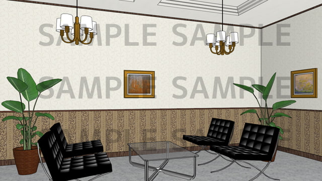 サニーレイン背景素材集vol.06【オフィス(給湯室)】