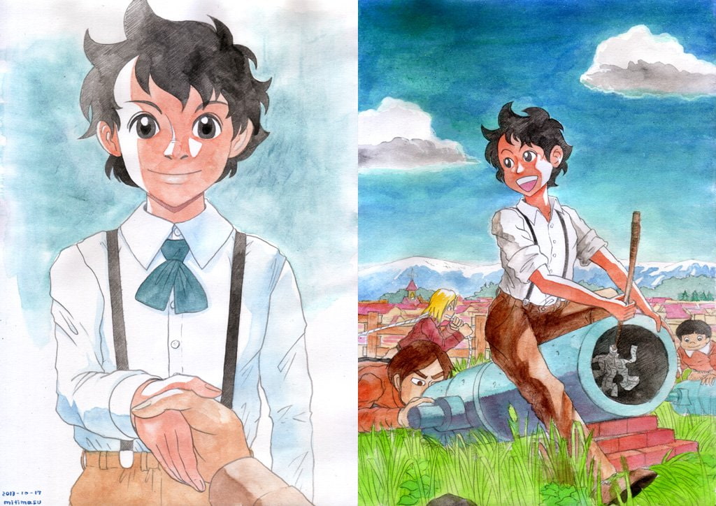 トムと波止場の大砲