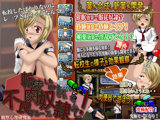 転校したばかりなのに不良グループの肉奴隷なんてっ!