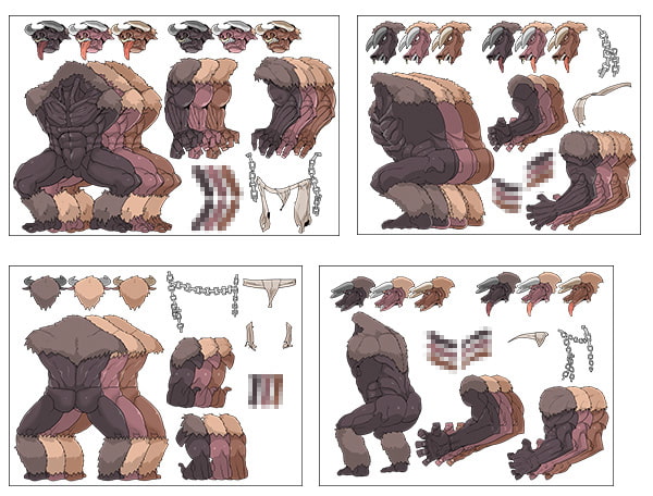 汚素材屋007 ～ミノタウロス～ 「TAMA」