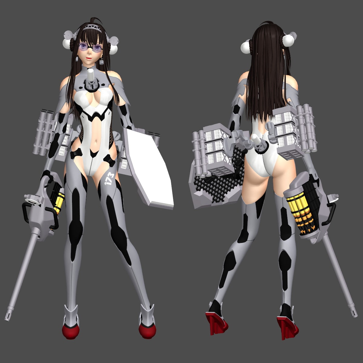 DDGこんごう擬人化ソースデータ