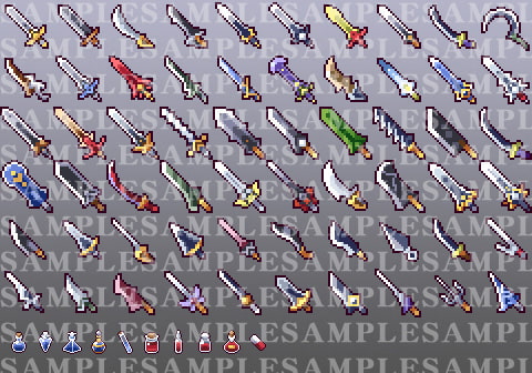 ゲーム製作用アイコン集#01