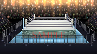 著作権フリー背景CG素材「リングの上」