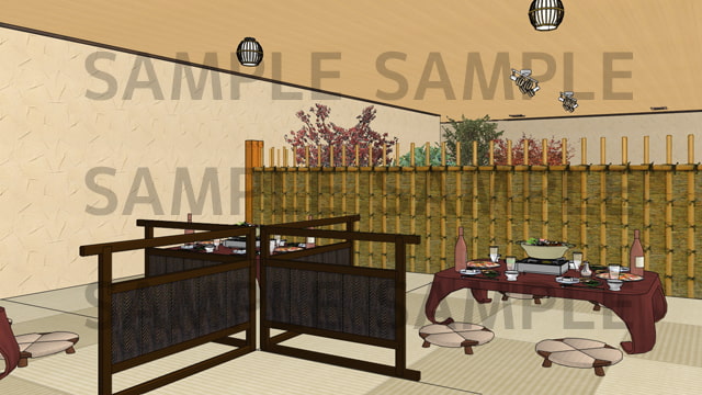 サニーレイン背景素材集vol.09【和食店】