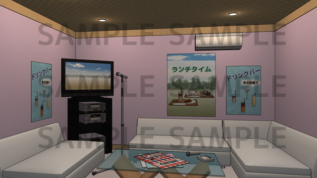 サニーレイン背景素材集vol.10【カラオケ・スポーツジム】