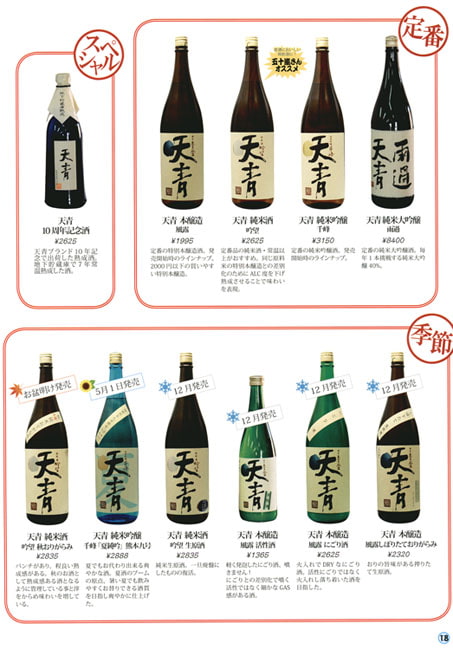 そうだ、日本酒の違いをみてみよう。